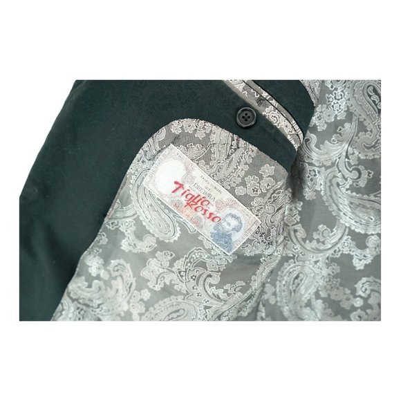 Rare Vintage Tiglio Rosso Men's Bird Embroidered ~ Floral/Paisley design ~ Sz 52 - Picture 5 of 9